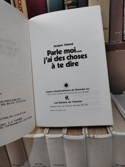 Salomé - Parle moi.. j'ai des choses à te dire