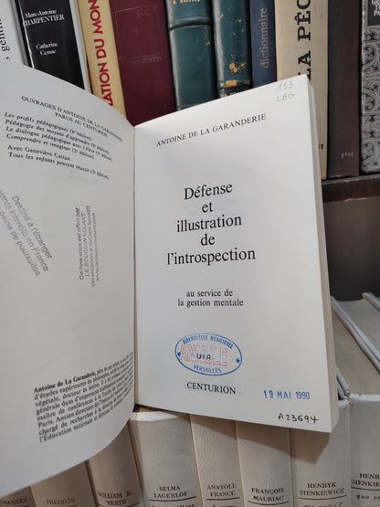 Garanderie - Défense et illustration de l'introspection