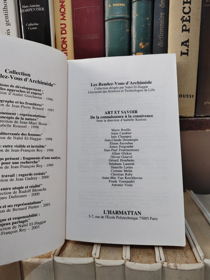 Art et savoir de la connaissance a la connivence