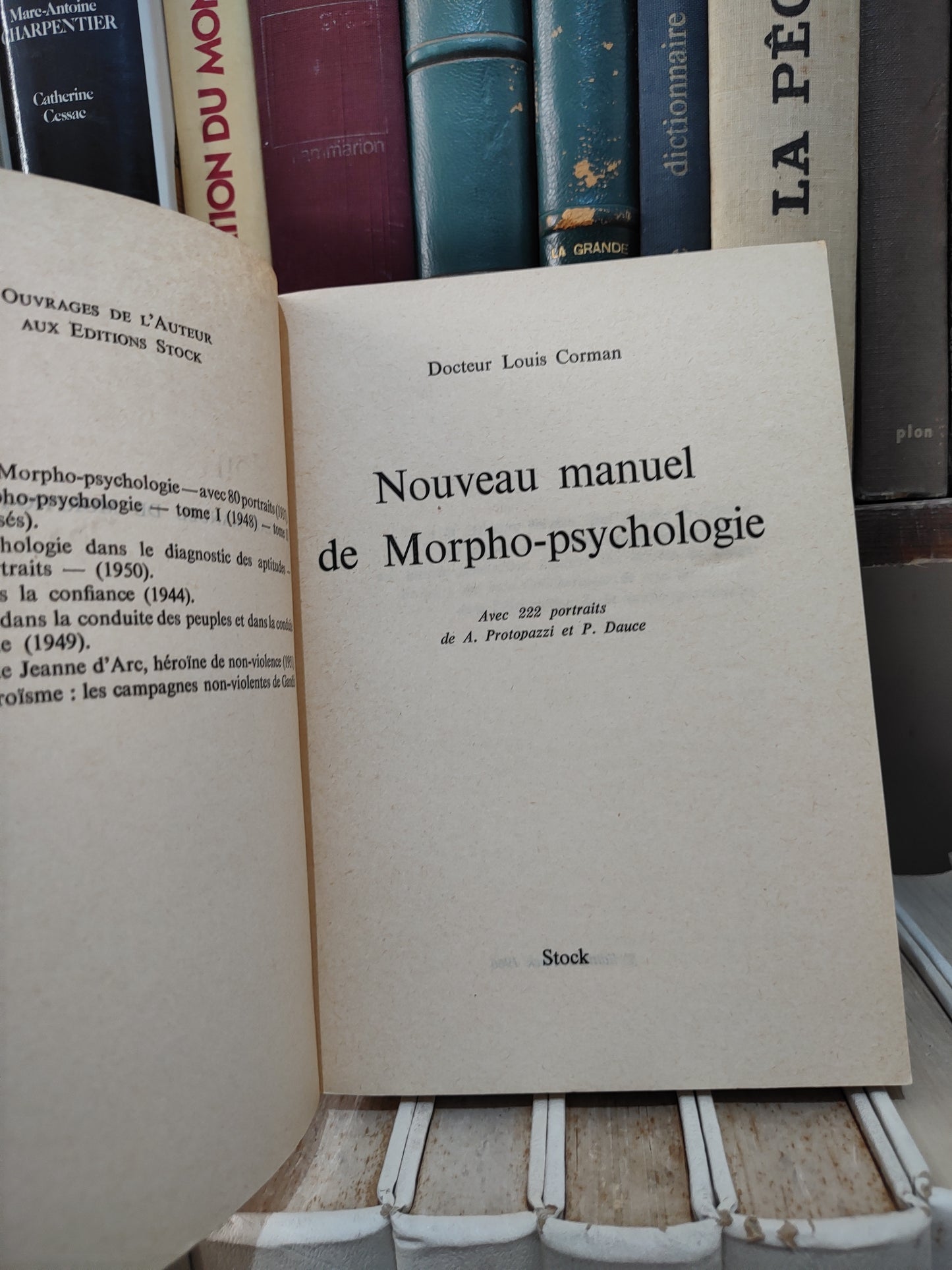 Corman - Nouveau manuel de morpho psychologie
