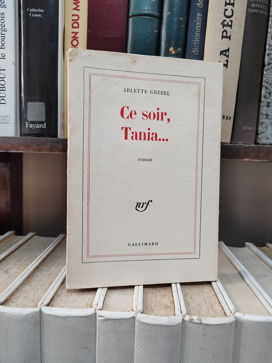 Grebel - Ce soir, Tania..