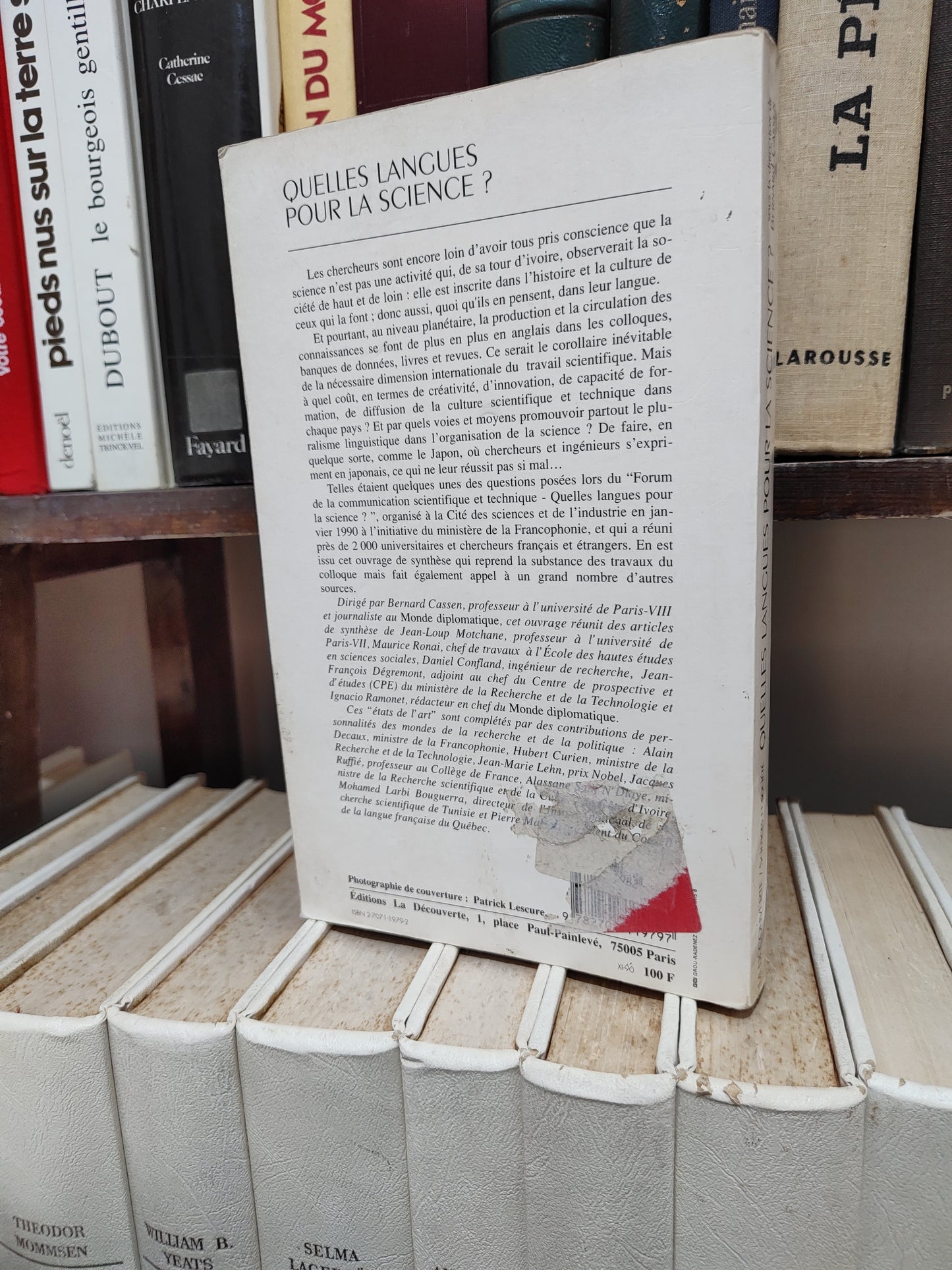 Cassen - Quelle langue pour la science