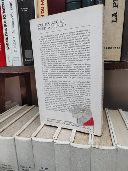 Cassen - Quelle langue pour la science