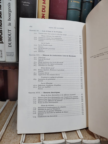 Dévoré - Cours de physique Électricité I