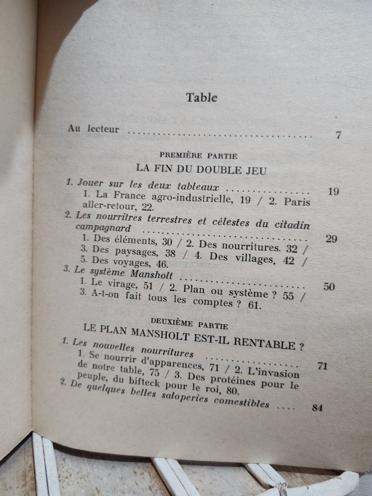 Charbonneau - Notre table rase
