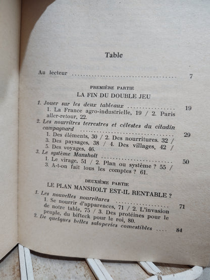 Charbonneau - Notre table rase
