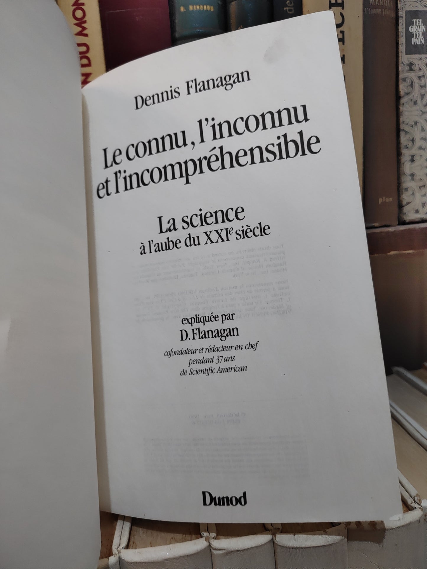 Flangan - Le connu, l'inconnu et l'incompréhensible : La science à l'aube du XXe siècle