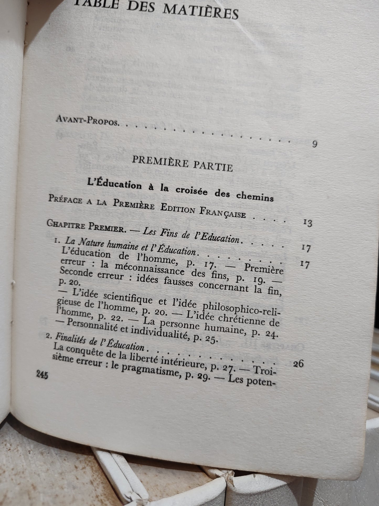 Maritain - Pour une philosophie de l'éducation