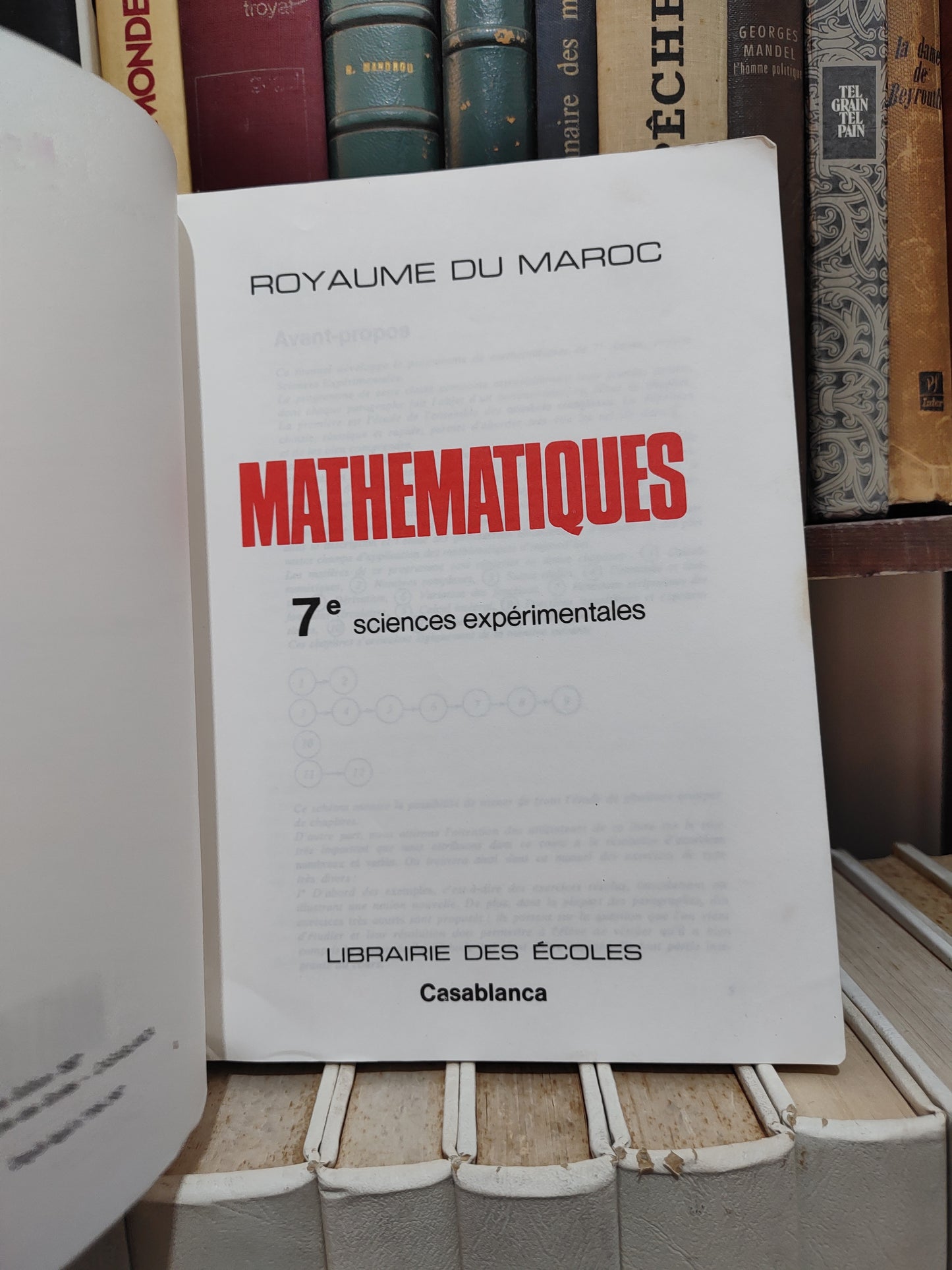 Mathématiques 7e sciences expérimentales