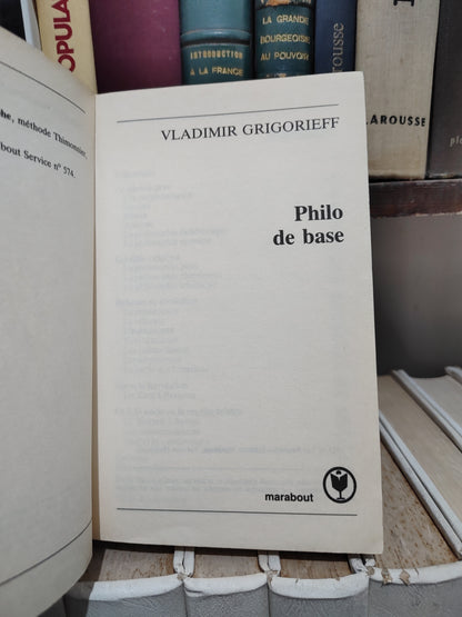 Grigorieff - Philo de base