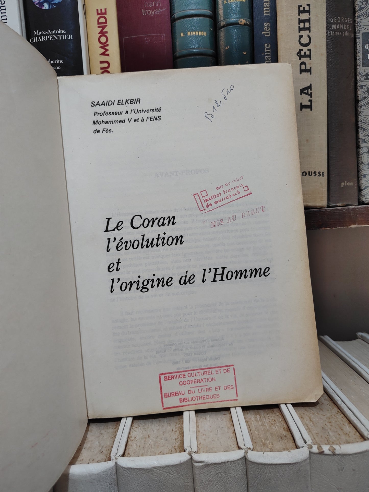 Elkebir - Le Coran l'évolution et l'origine de l'Homme