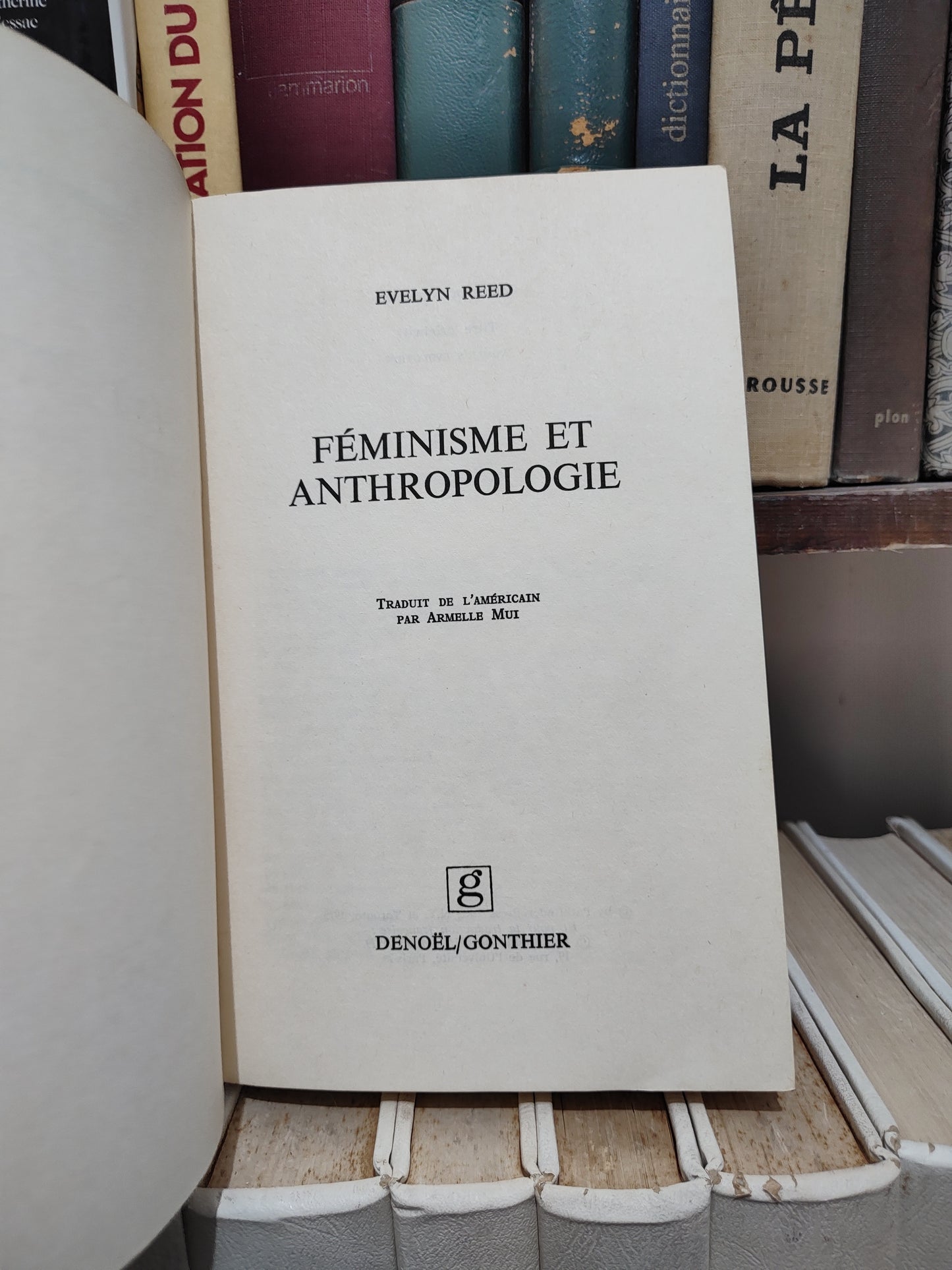 Reed - Féminisme et Anthropologie