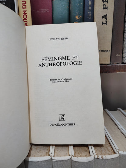 Reed - Féminisme et Anthropologie