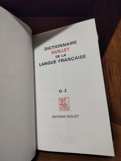 Dictionnaire Quillet de la langue française