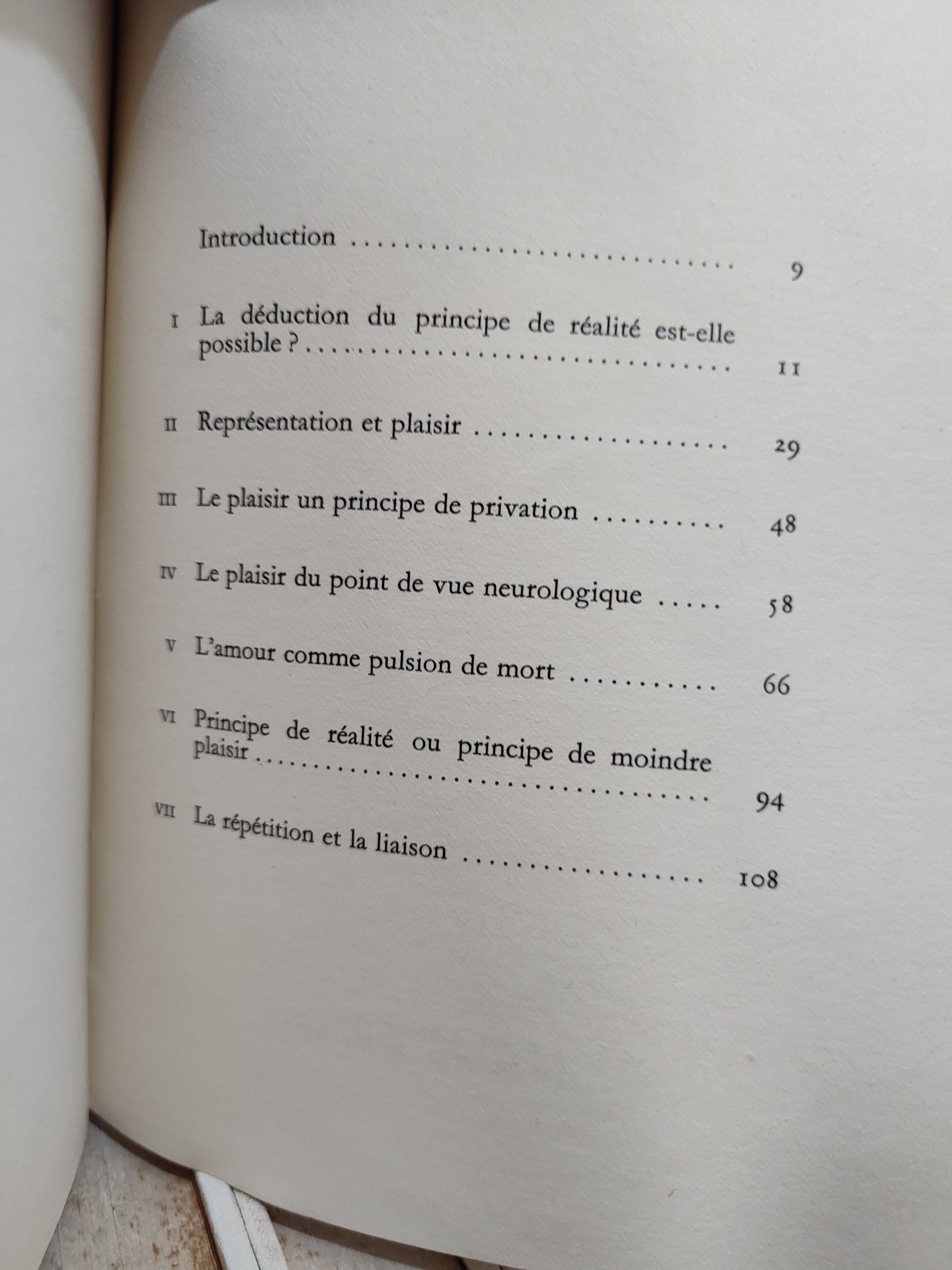 Safouan - L'échec du principe du plaisir