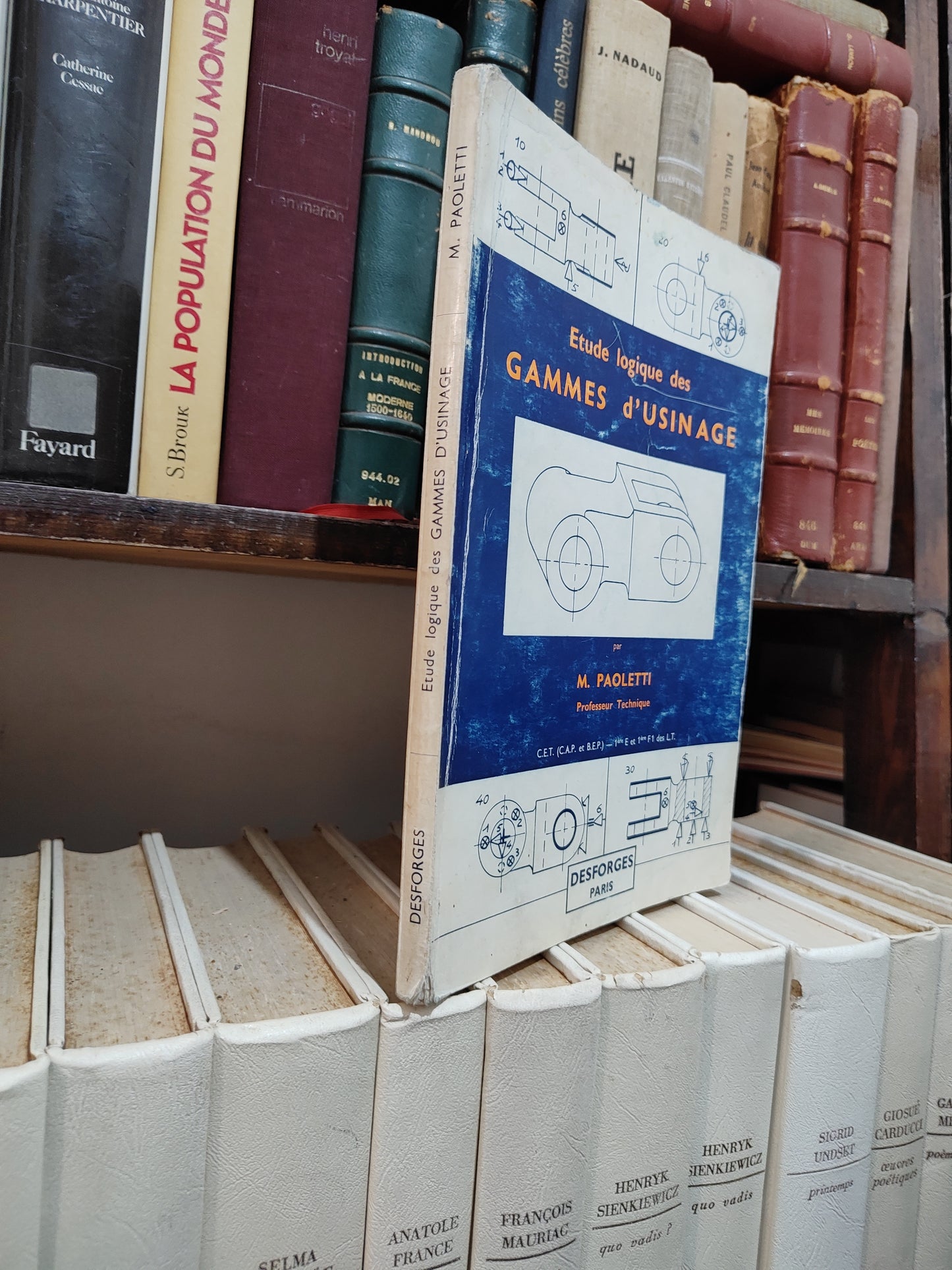 Paoletti - Étude logique des gammes d'usinage