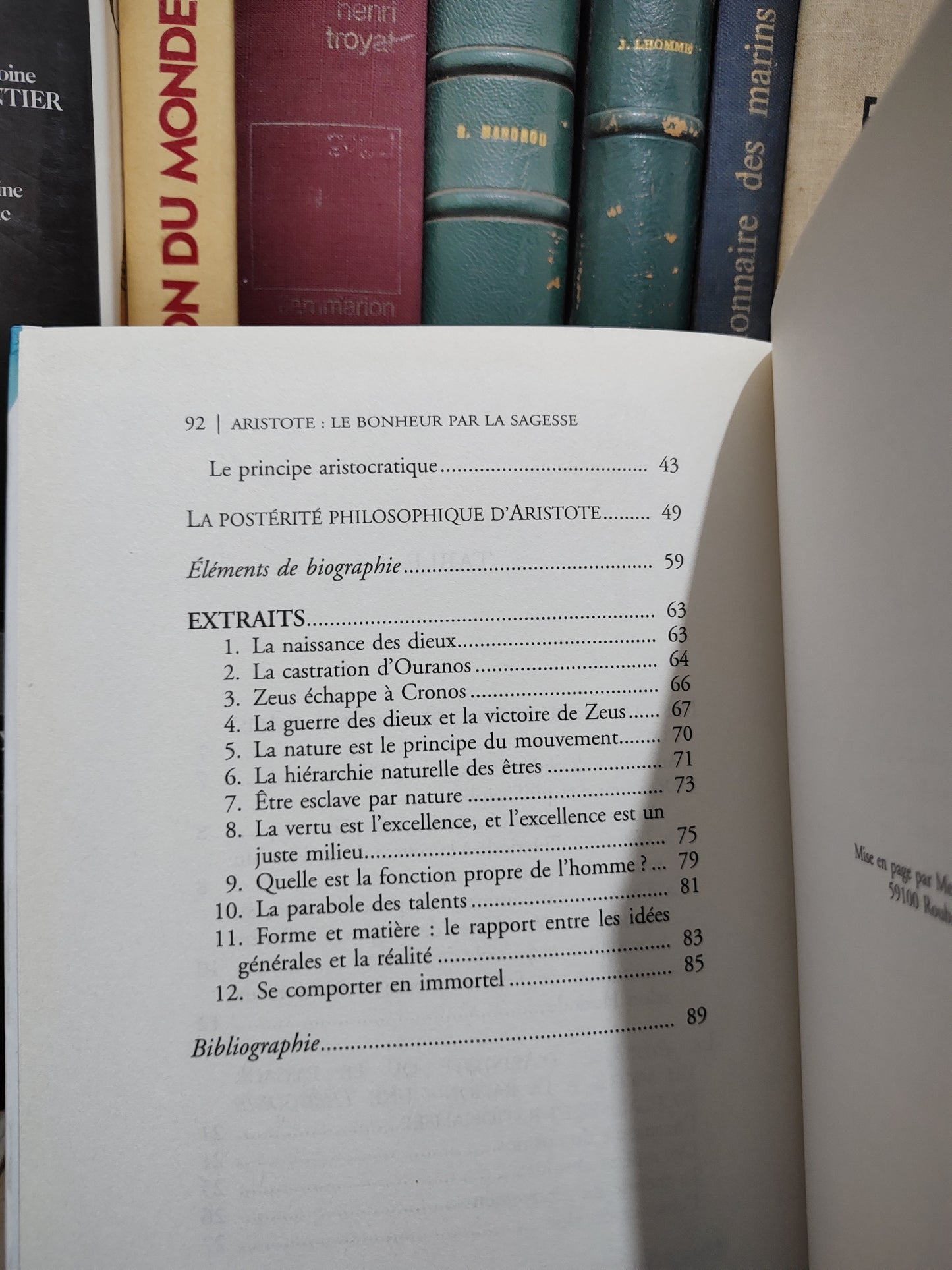 Ferry - Aristotele bonheur par la (sans cd) sagesse