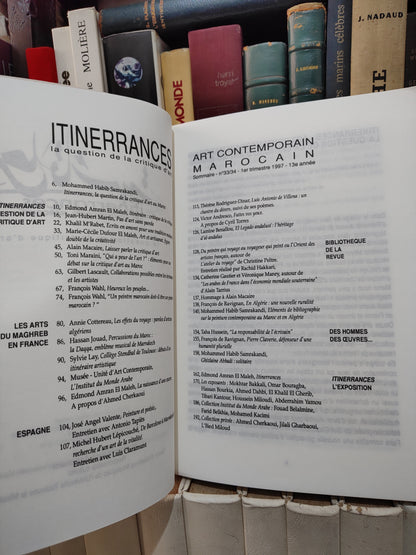 Horizons maghrébines n 33-34 itinérance art contemporain marocain