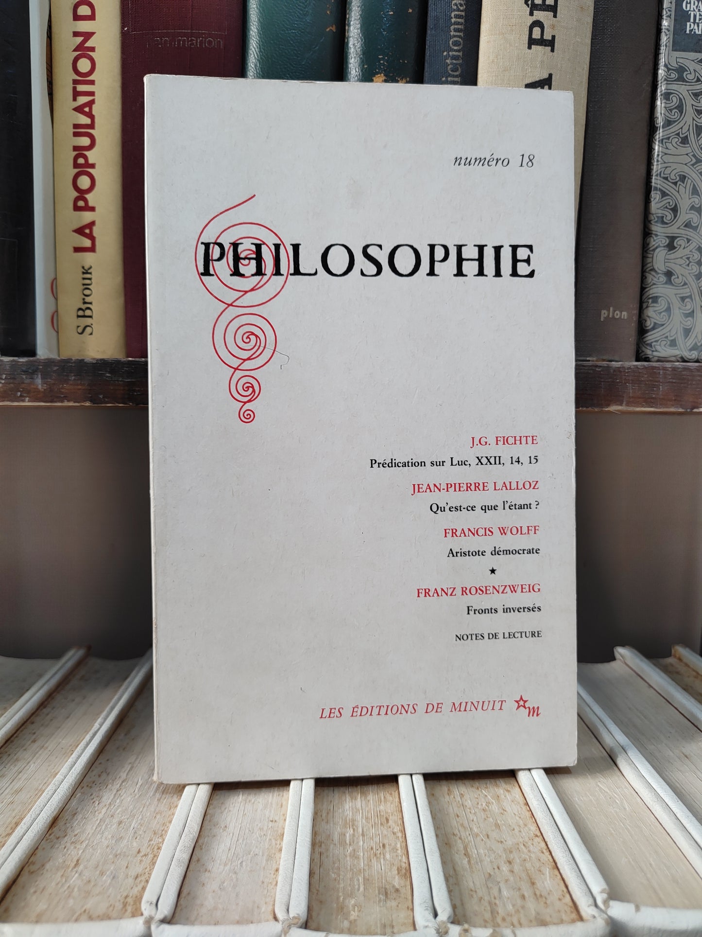 Philosophie n 18