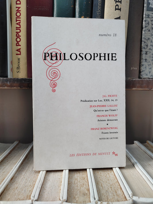 Philosophie n 18