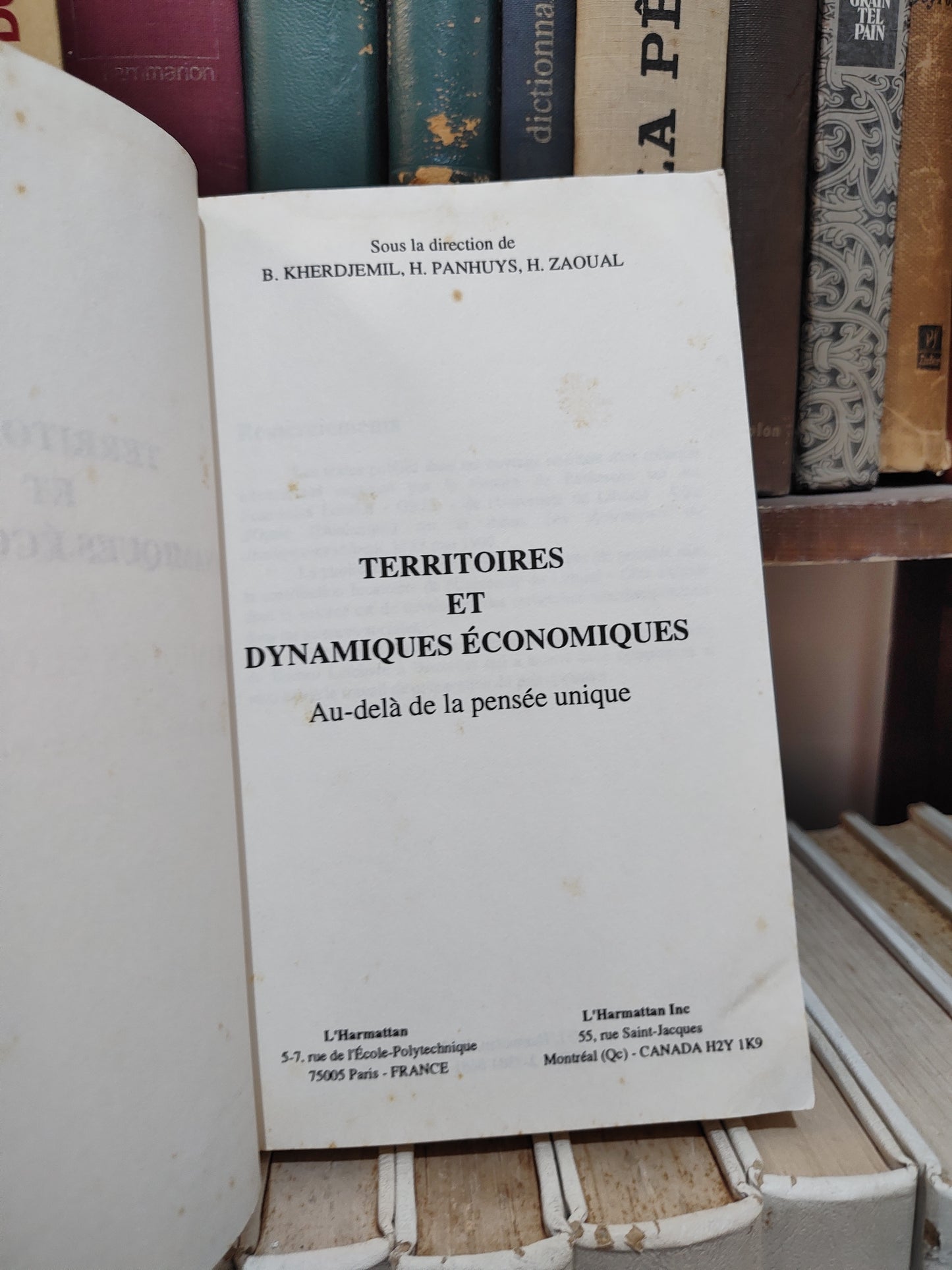 territoires et dynamiques économiques