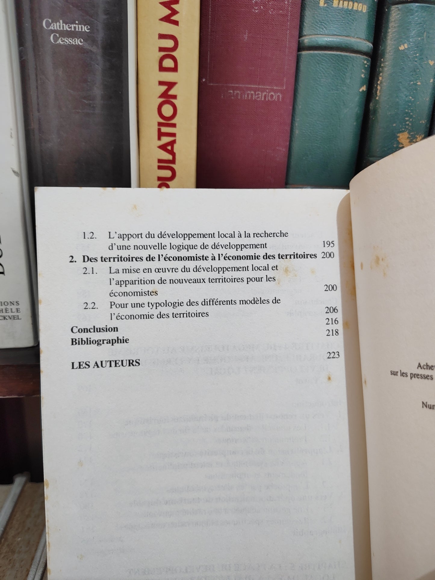 territoires et dynamiques économiques